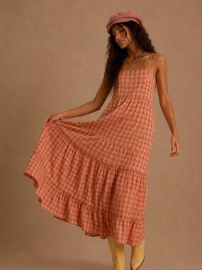 Nanette Lepore in the dreamiest faded pink + butter yellow maxi dress